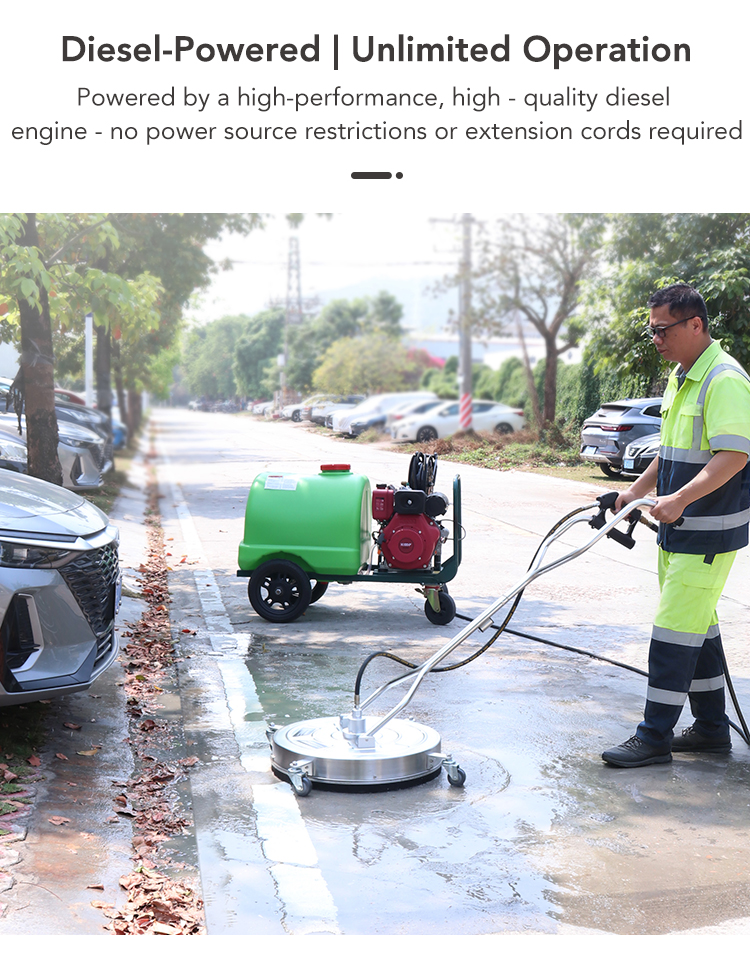 Dr.Dirt Diesel High-Pressure Washer - Cleanic Cleaning Equipment